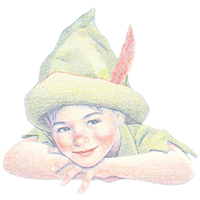 ピーターパンのイラスト